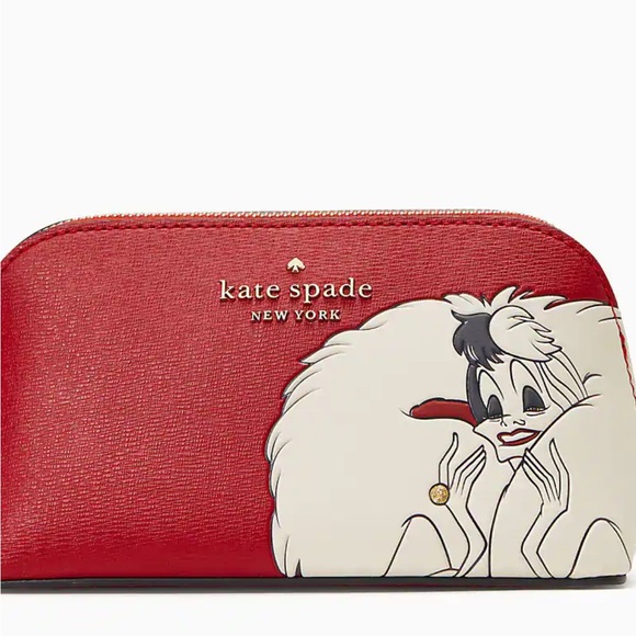 Kate Spade Disney X Cruella Dome Make up Bag - NWT - Picture 10 of 10